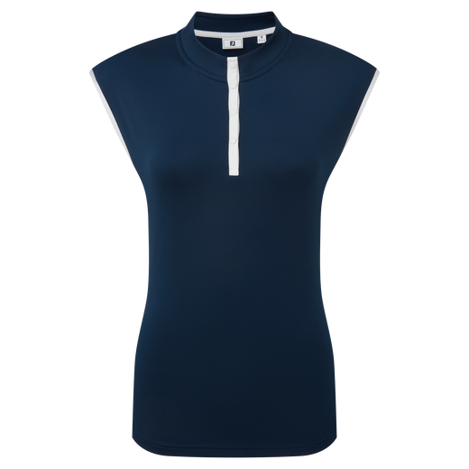 Mock-Nacken Polo