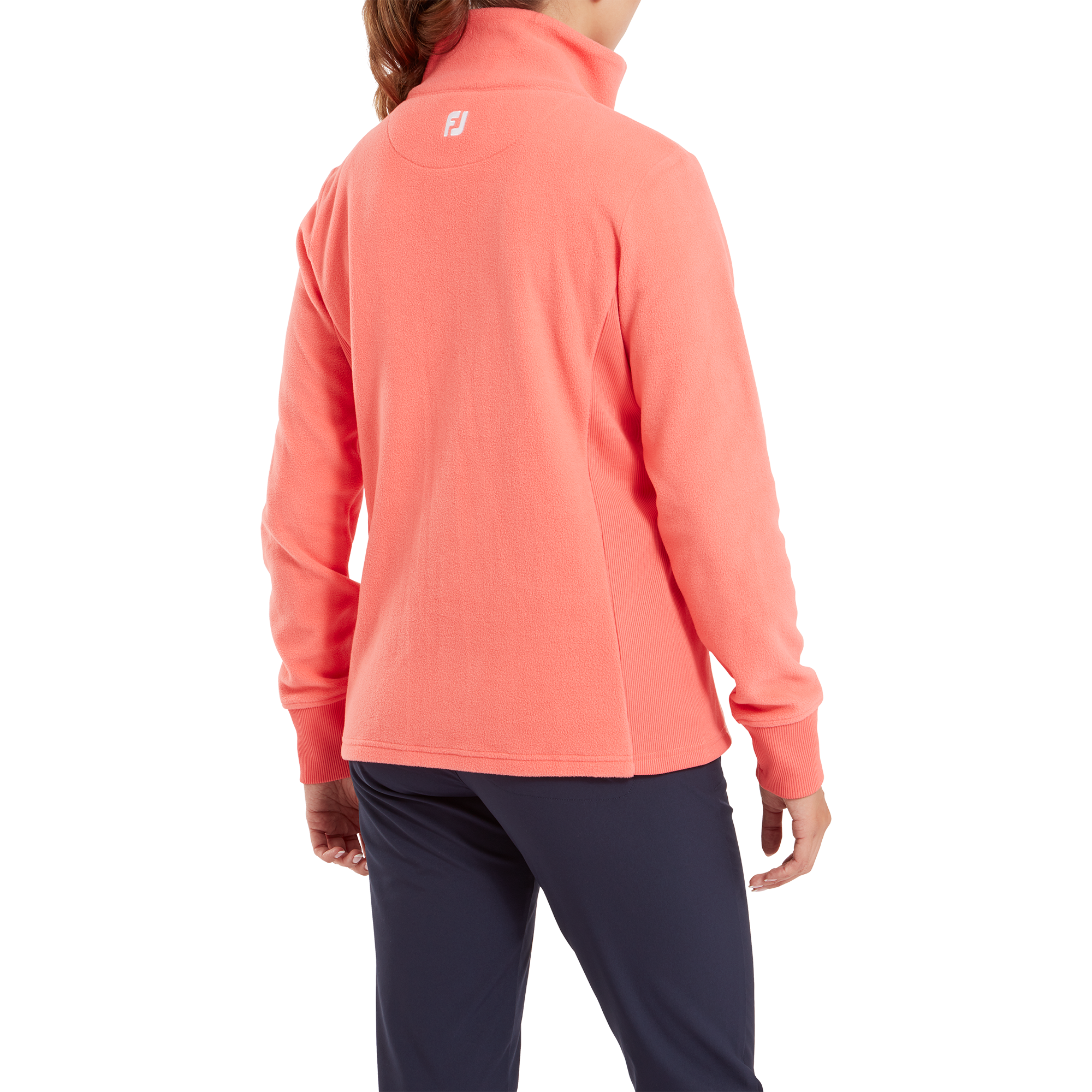 Pullover Polaire Full-Zip Asym&eacute;trique Femme