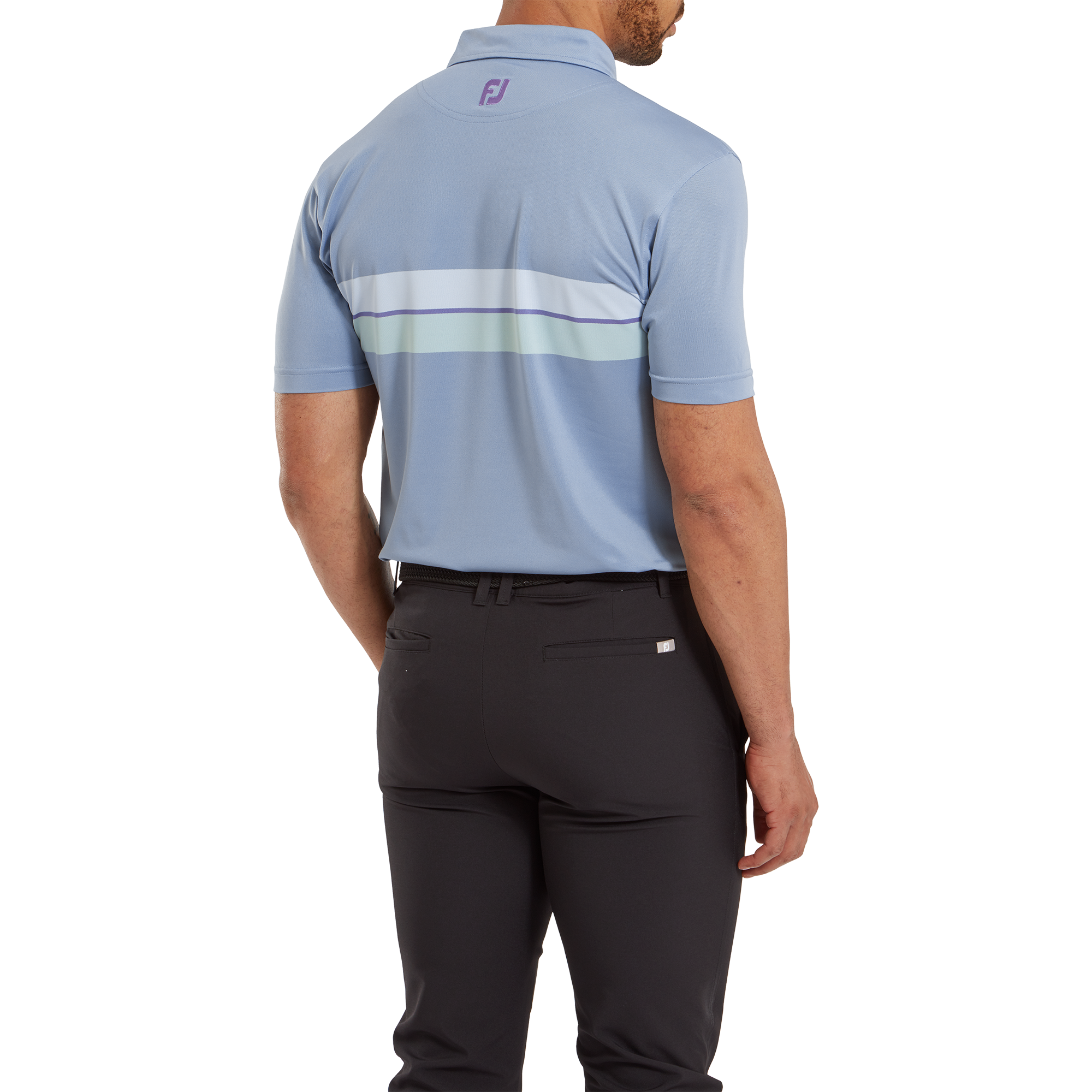 Doppel-Bruststreifen Piqu&eacute;