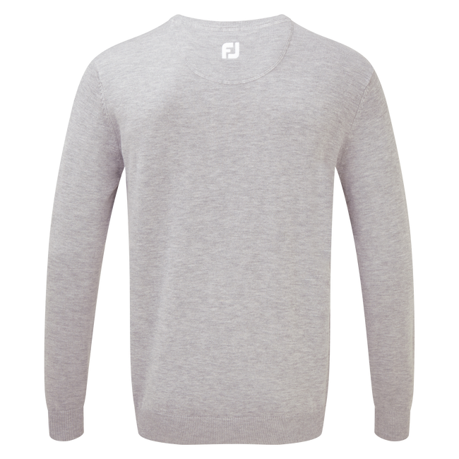 Pullover Col V Mélange de Laine