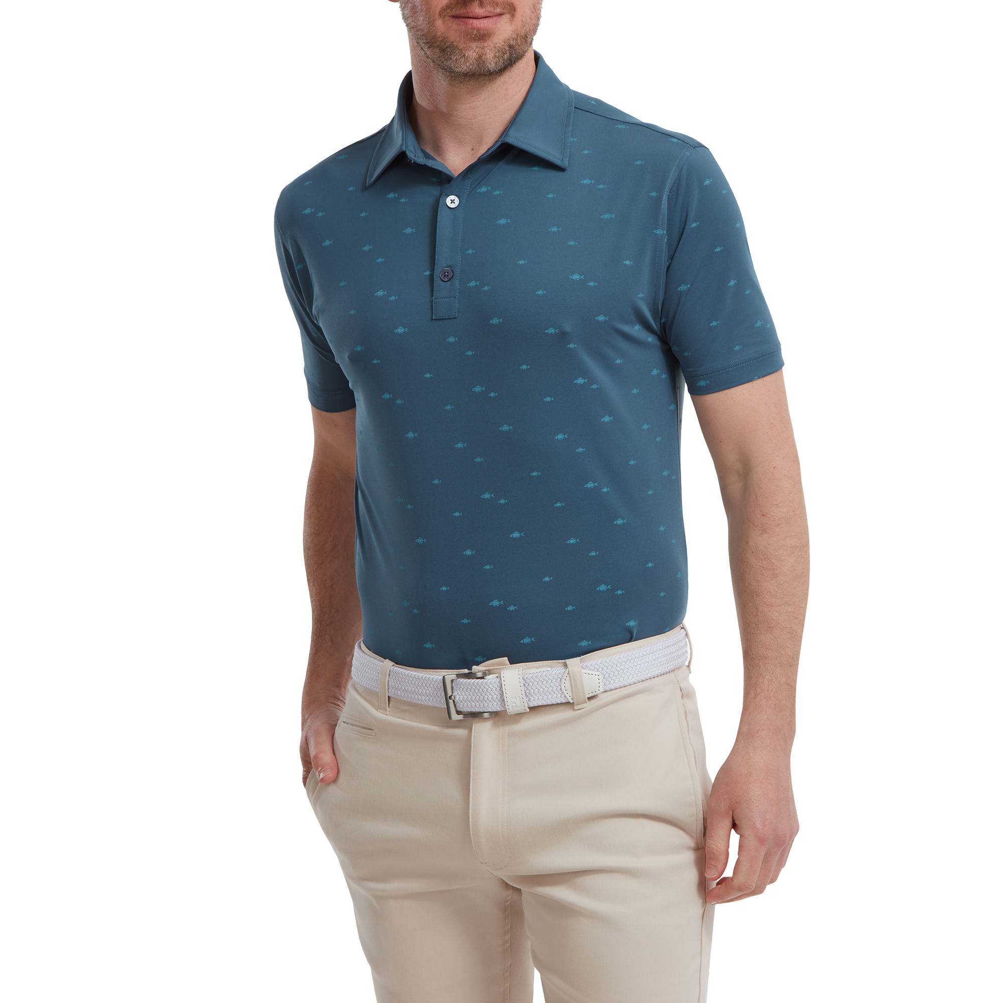 Jersey mit Fischprint