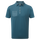 Polo en Fil d'Ecosse uni avec poche sur poitrine