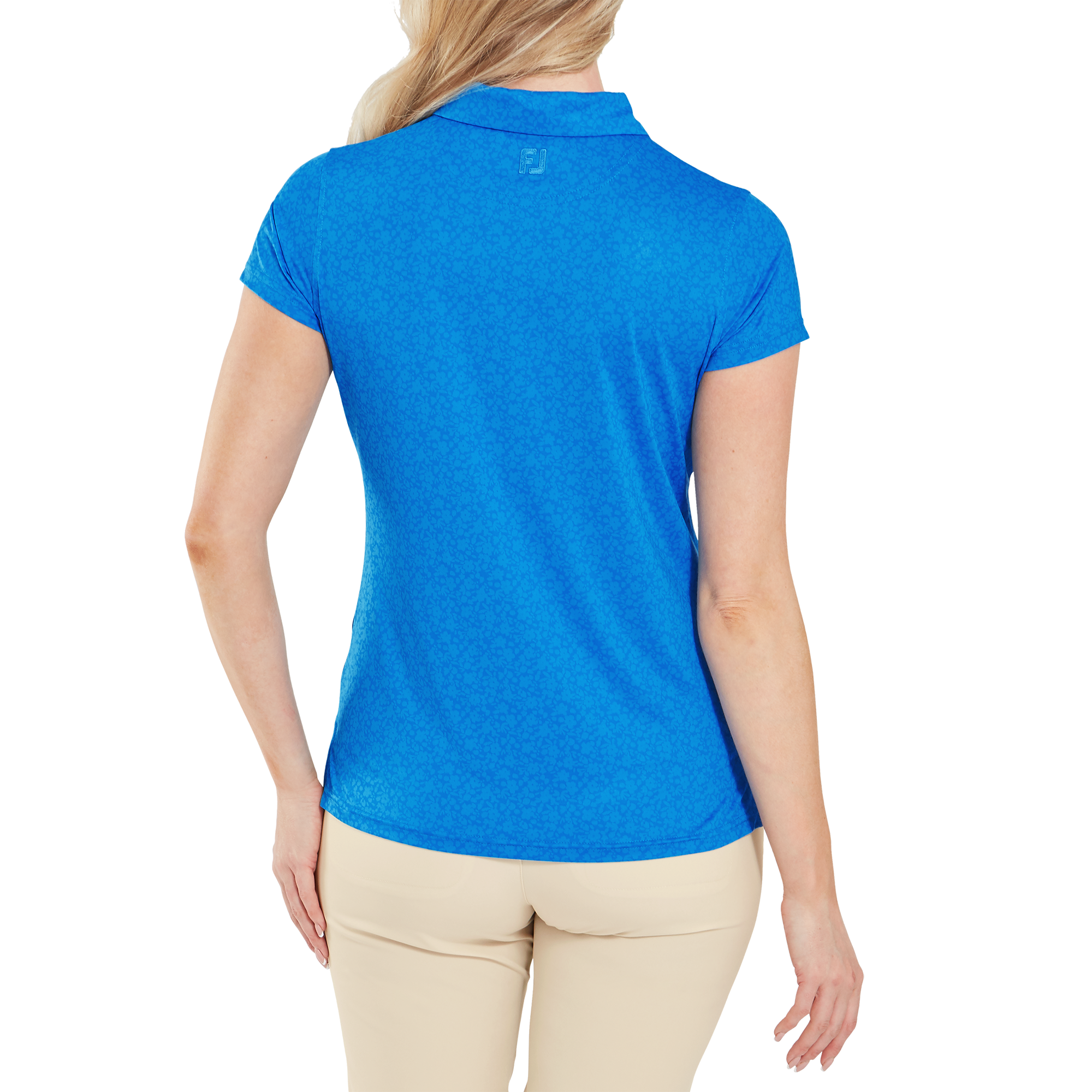 Gemalte Blumen Kappen&auml;rmel Lisle