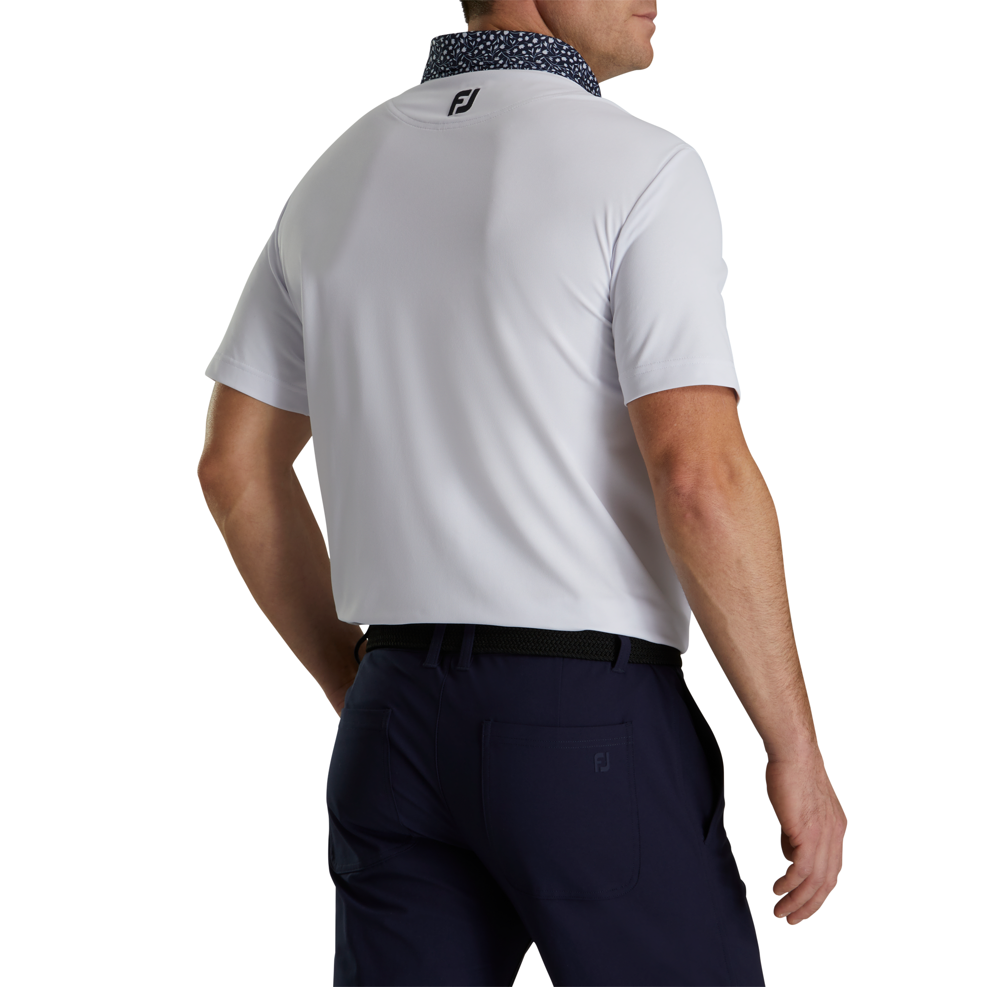 Tulpen Print Besatz Piqu&eacute;