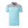 Polo rayé avec blocs de couleurs
