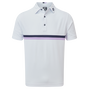 Polo Piqu&eacute; avec bandes sur poitrine