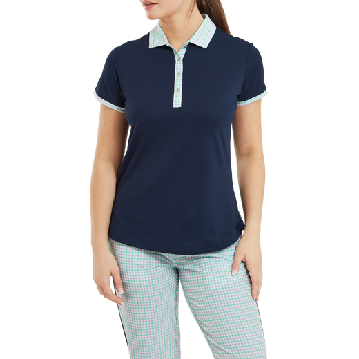 Ginghambesatz Piqu&eacute;