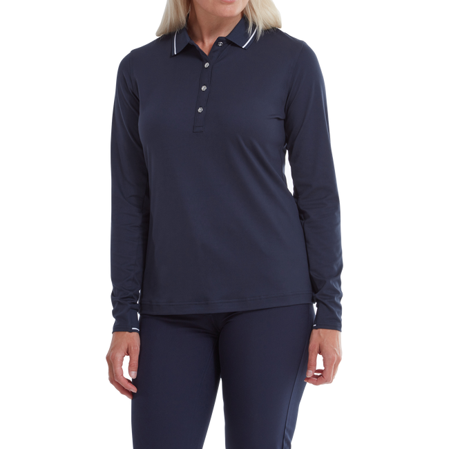 Polo à manches longues thermique pour femme