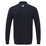 Pullover Zippé Mélange de Laine