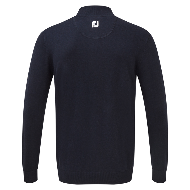 Pullover Zippé Mélange de Laine