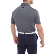 Polo chiné uni en fil d'Ecosse