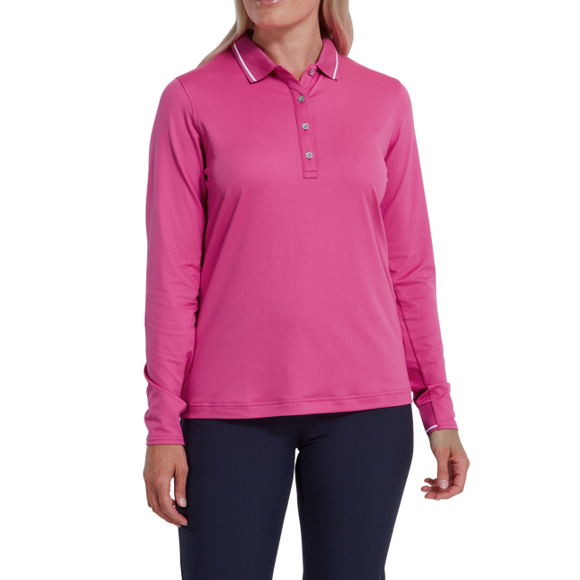 Polo à manches longues thermique pour femme
