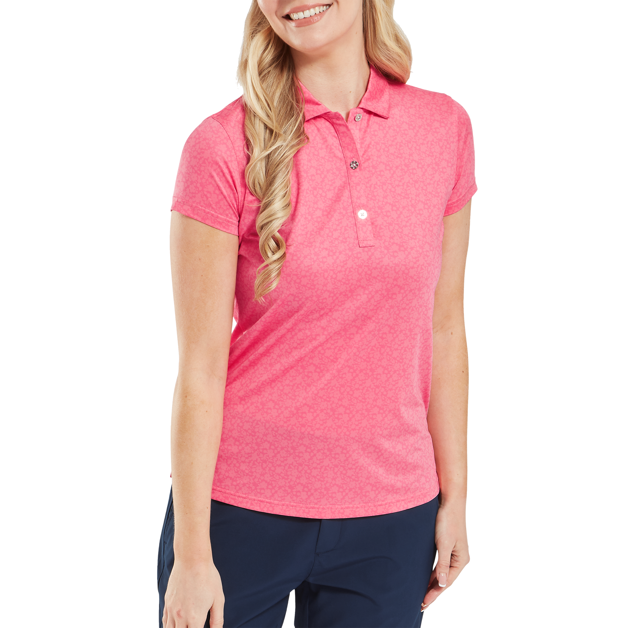 Gemalte Blumen Kappen&auml;rmel Lisle