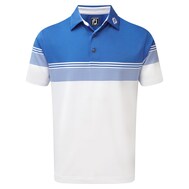 Stretch Lisle mit Farbblockmuster