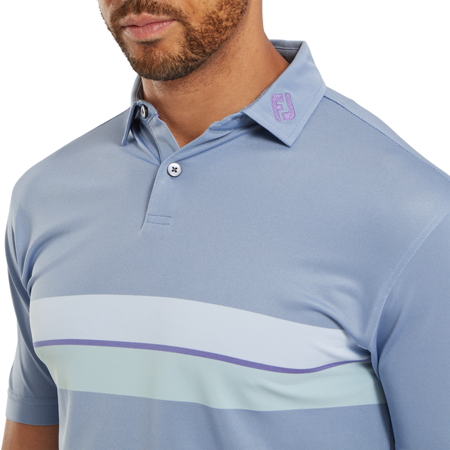 Doppel-Bruststreifen Piqué