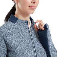 Space Dye Thermal Reißverschluss Midlayer