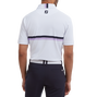 Polo Piqu&eacute; avec bandes sur poitrine