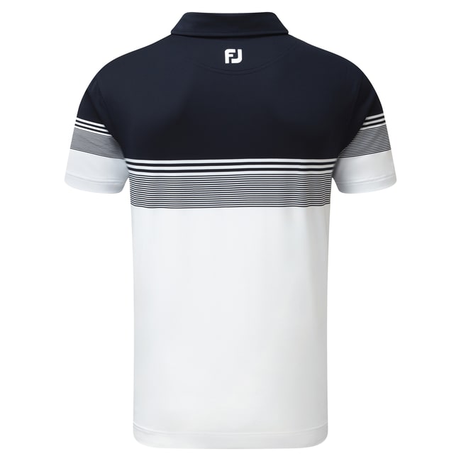 Stretch Lisle mit Farbblockmuster