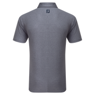 Polo chiné uni en fil d'Ecosse