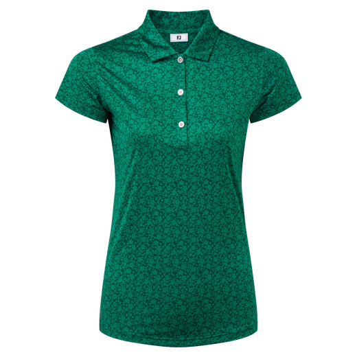 Painted Floral Cap Sleeve Lisle