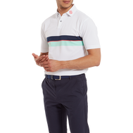 Doppel-Bruststreifen Piqué