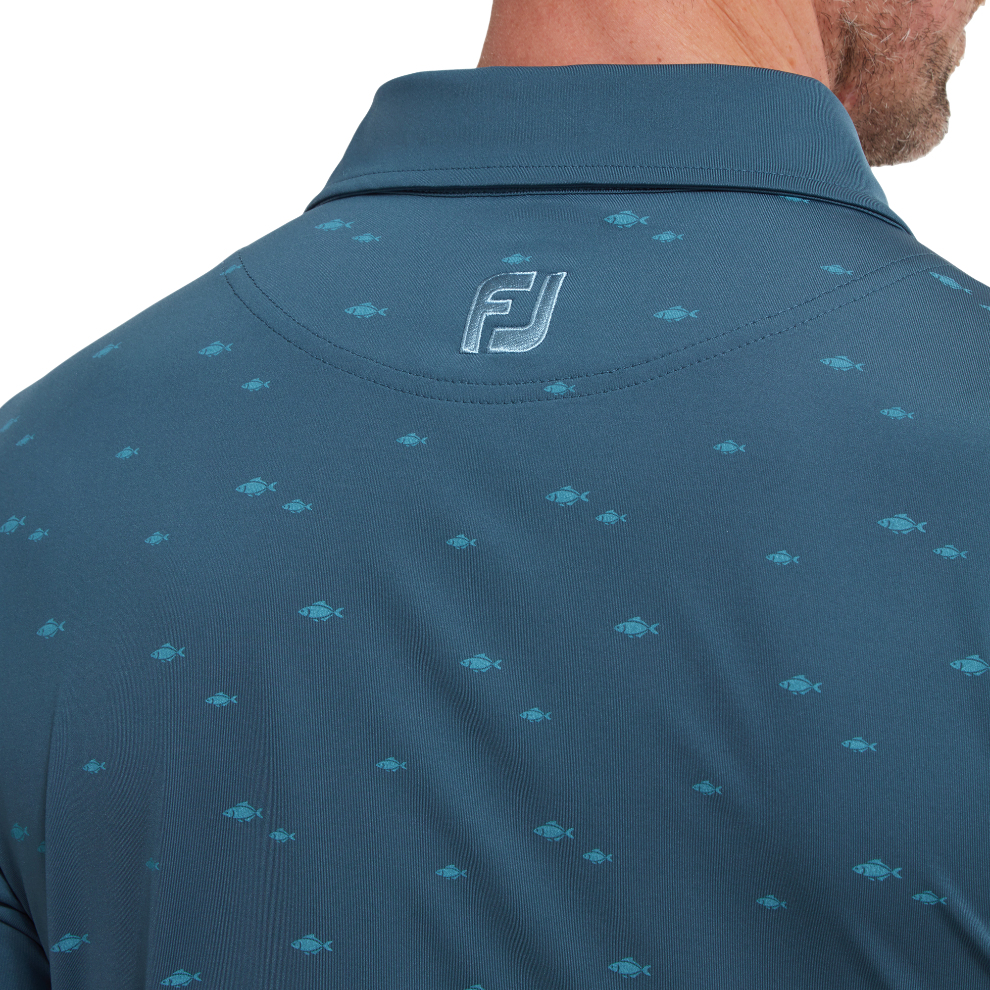 Jersey mit Fischprint