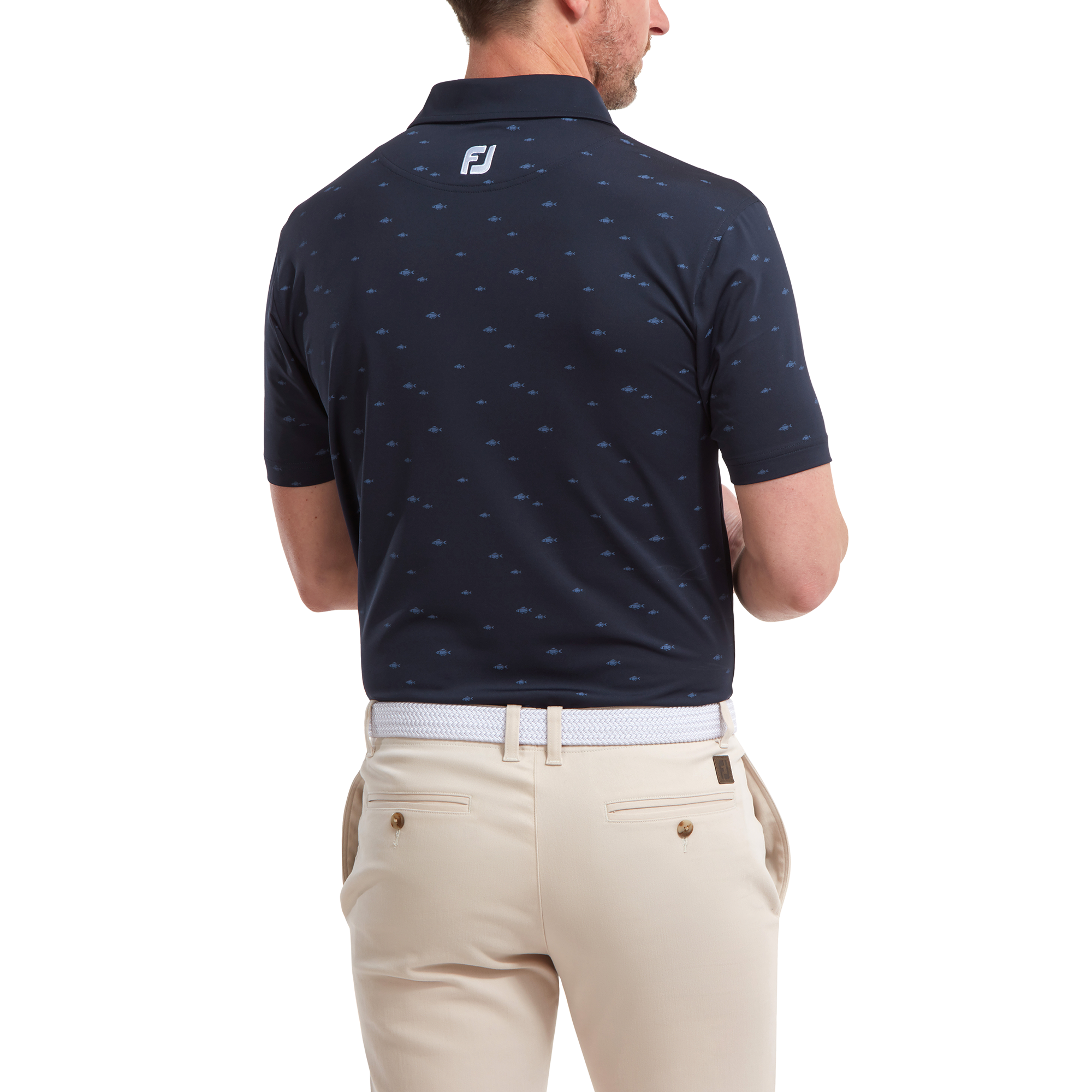 Jersey mit Fischprint