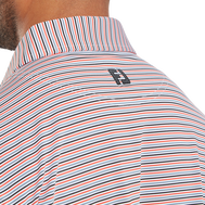 Polo en fil d'Ecosse à rayures