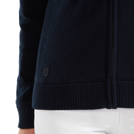 Strickjacke aus Funktionsmaterial mit Wolle