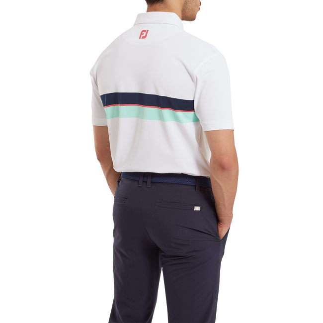 Doppel-Bruststreifen Piqué