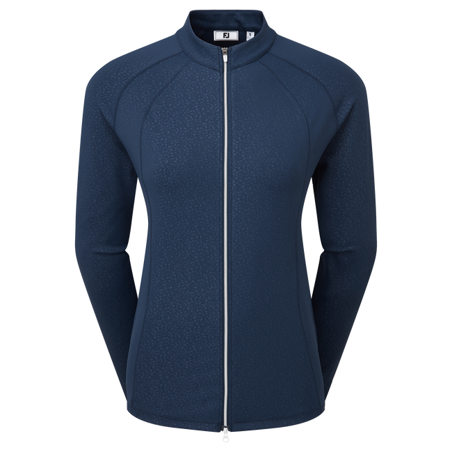 Geprägtes Reißverschluss Midlayer