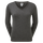 Pullover Col V Mélange de Laine Femmes