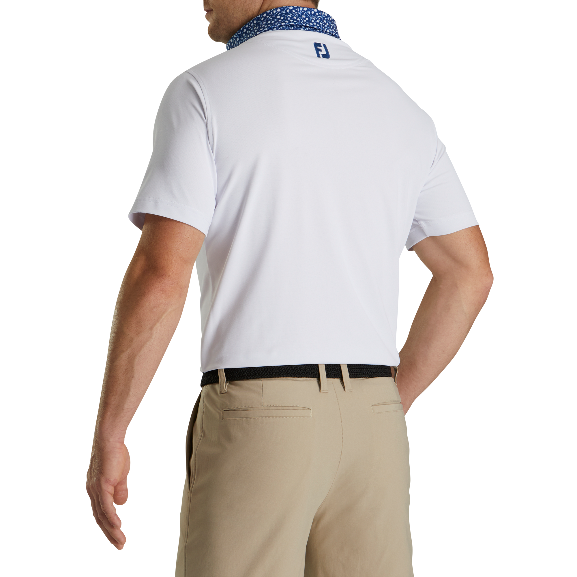 Tulpen Print Besatz Piqu&eacute;