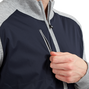 Wool Blend Tech Full-Zip Sweater