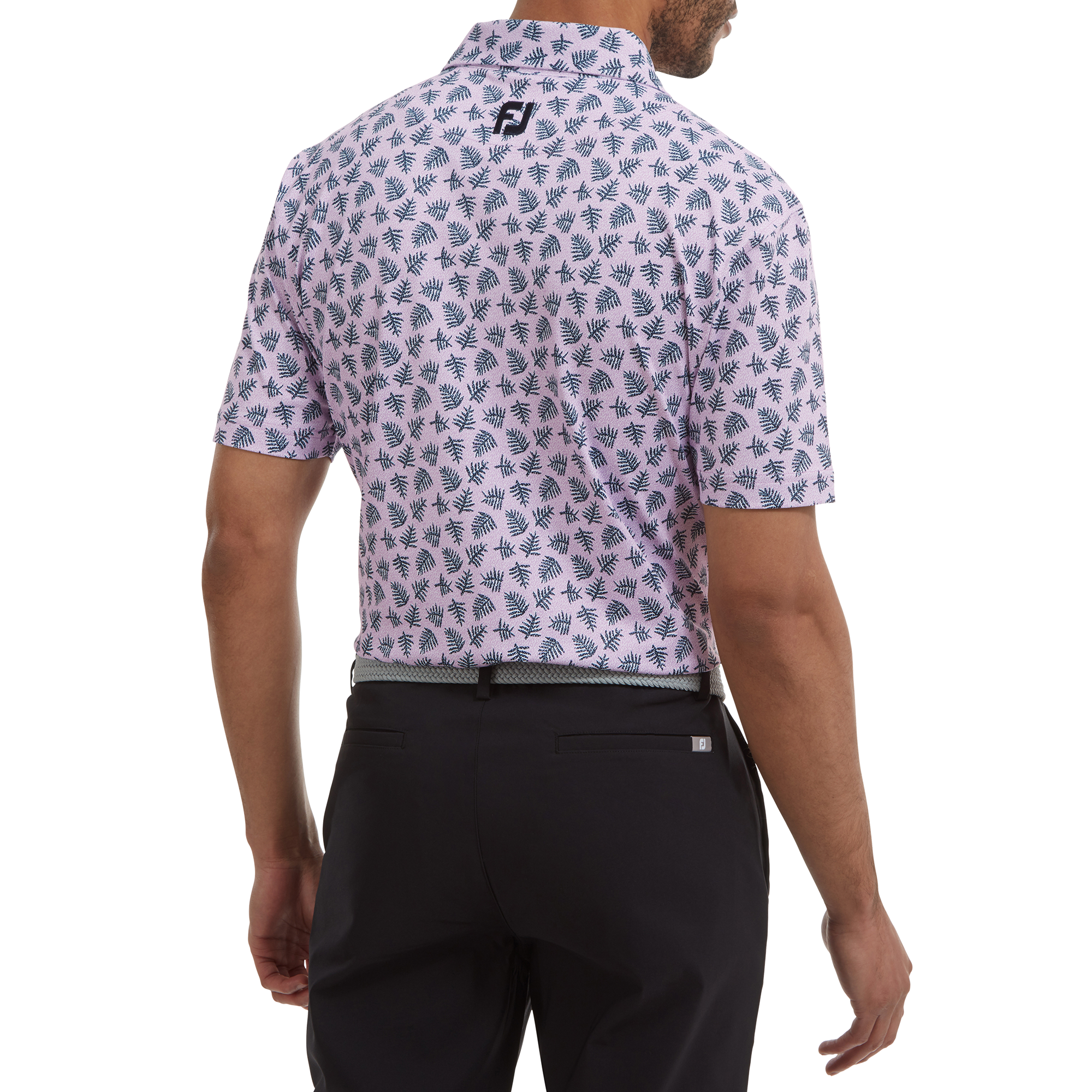 Pik&eacute;e mit Palmenprint