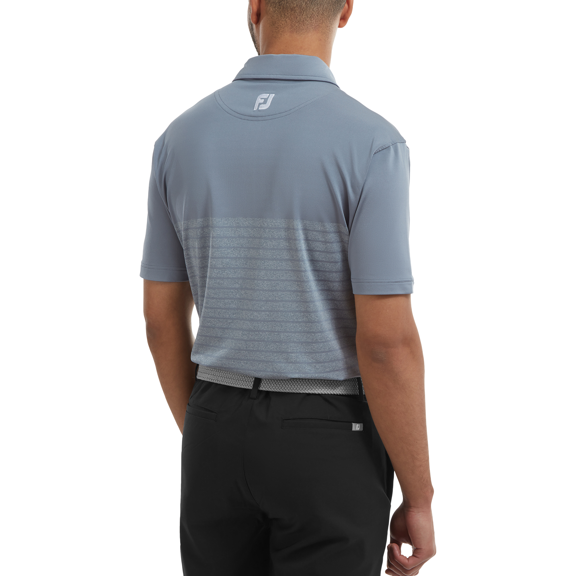 Jersey mit melierten Streifen