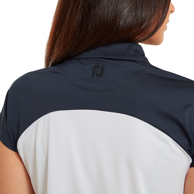 Kurzärmel Colour Block Lisle