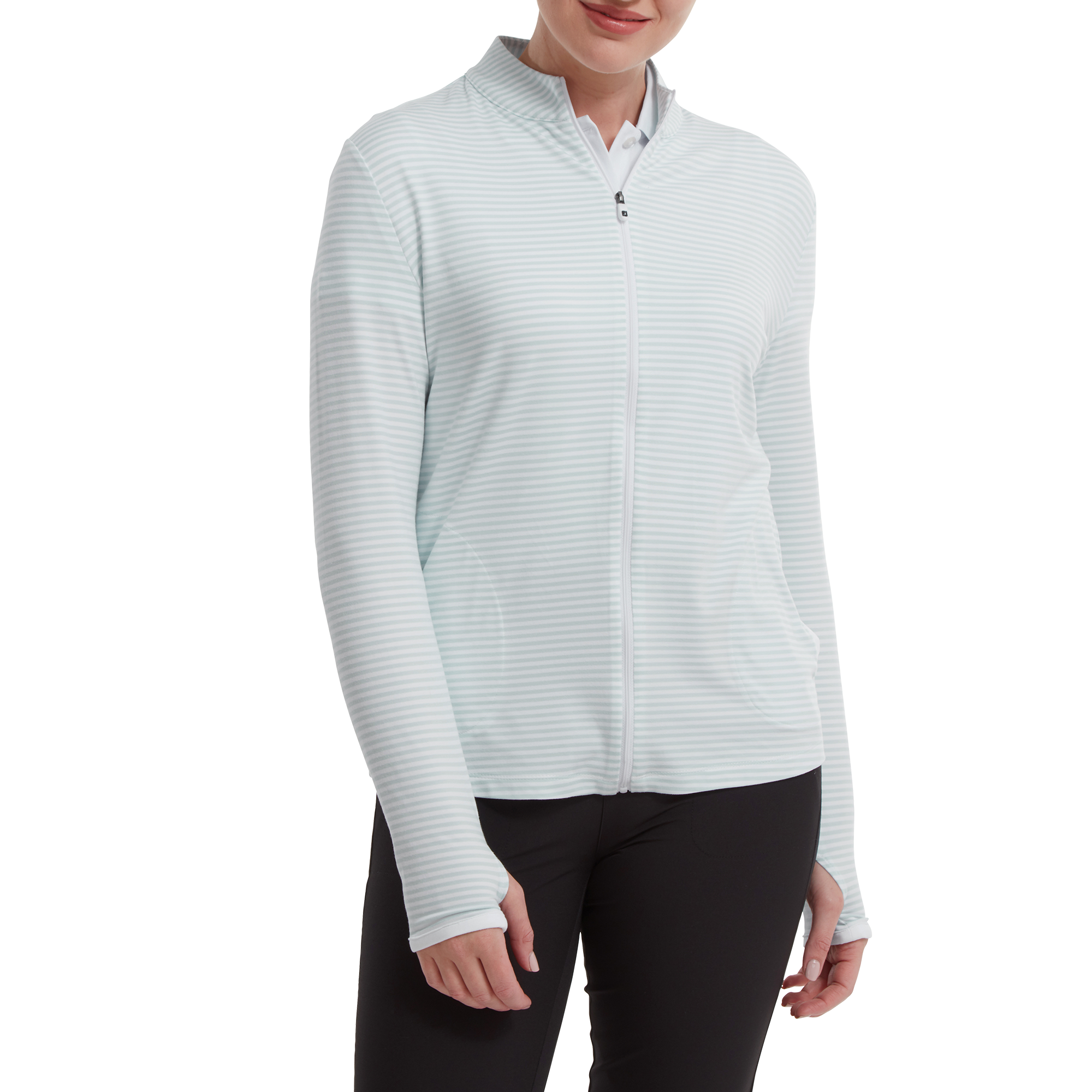 Midlayer mit Rei&szlig;verschluss, in sich gestreift