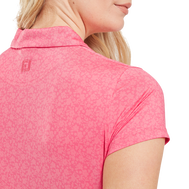 Gemalte Blumen Kappenärmel Lisle