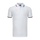 Polo uni avec détails sur le col et les manches