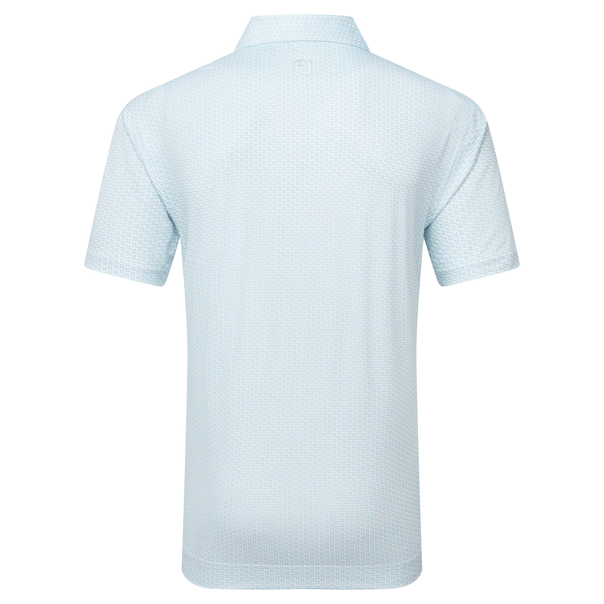 Polo en fil d'Ecosse imprim&eacute; pied de poule