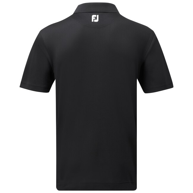 Stretch Pique Solid Knit Collar