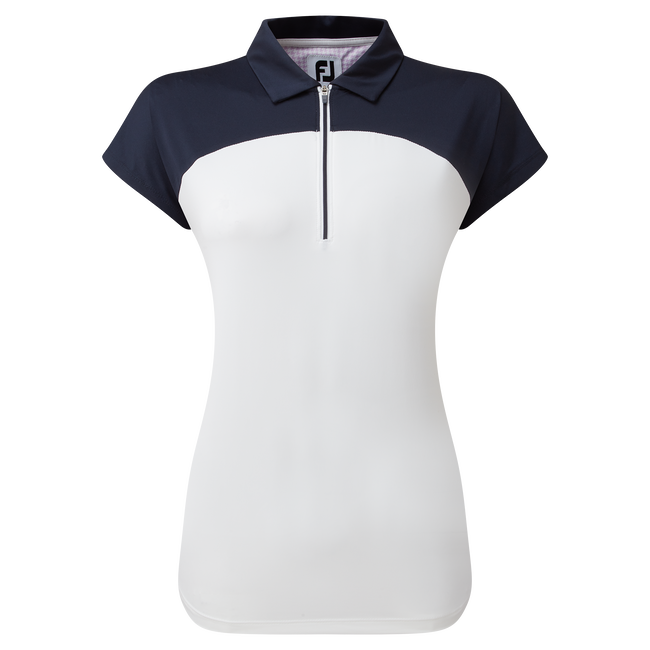 Kurzärmel Colour Block Lisle