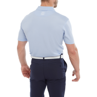 Stretch Piqué mit Rippenstrick-Kragen, Uni