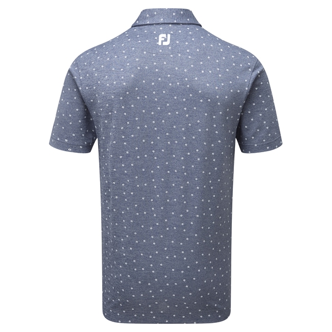 Stretch Pique Flower Print