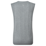 Women's Wool Blend Cable Knit V-Neck Vest