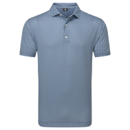 Polo en fil d'Ecosse imprimé pied de poule