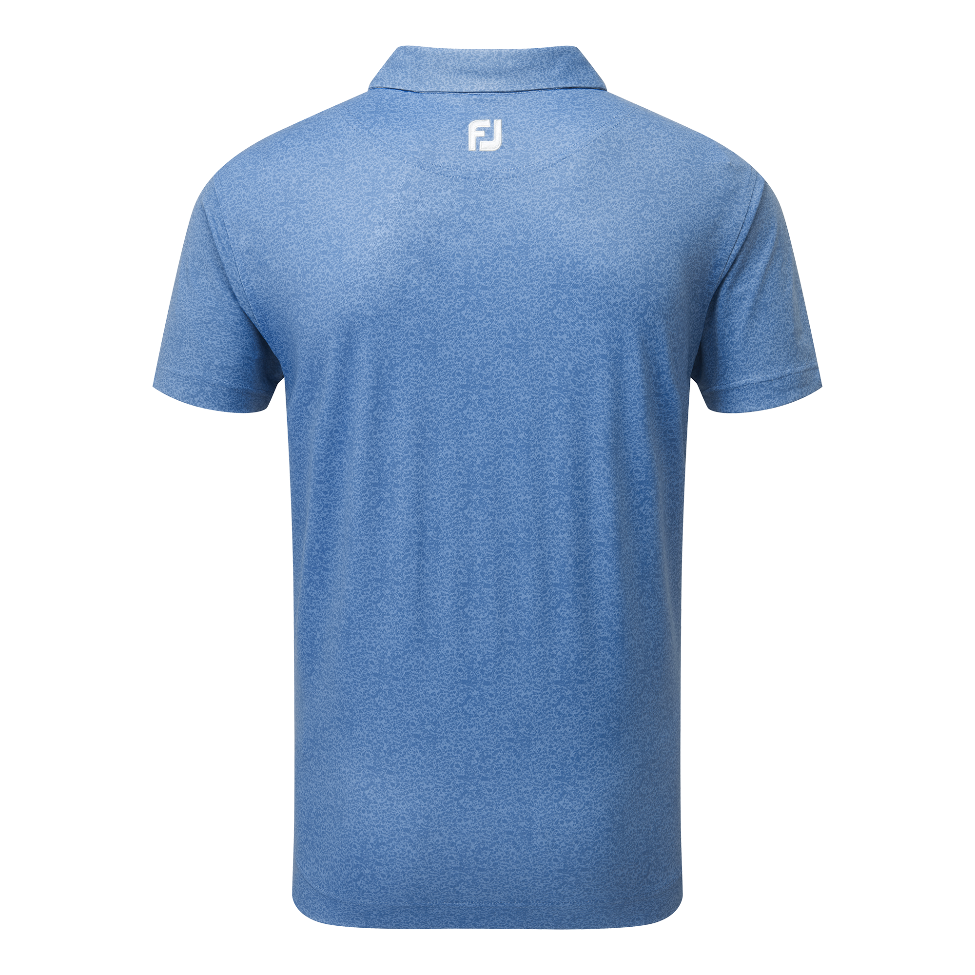 Piqu&eacute; mit Texturdruck und Fallschirmbesatz