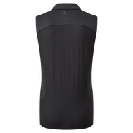 Mesh Back Sleeveless Lisle