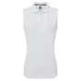 Mesh Back Sleeveless Lisle